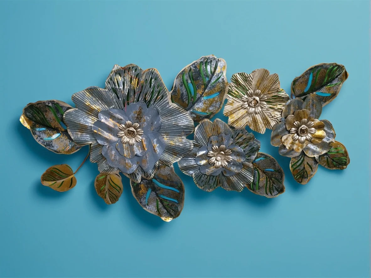 Celestial Bloom Metal Wall Art
