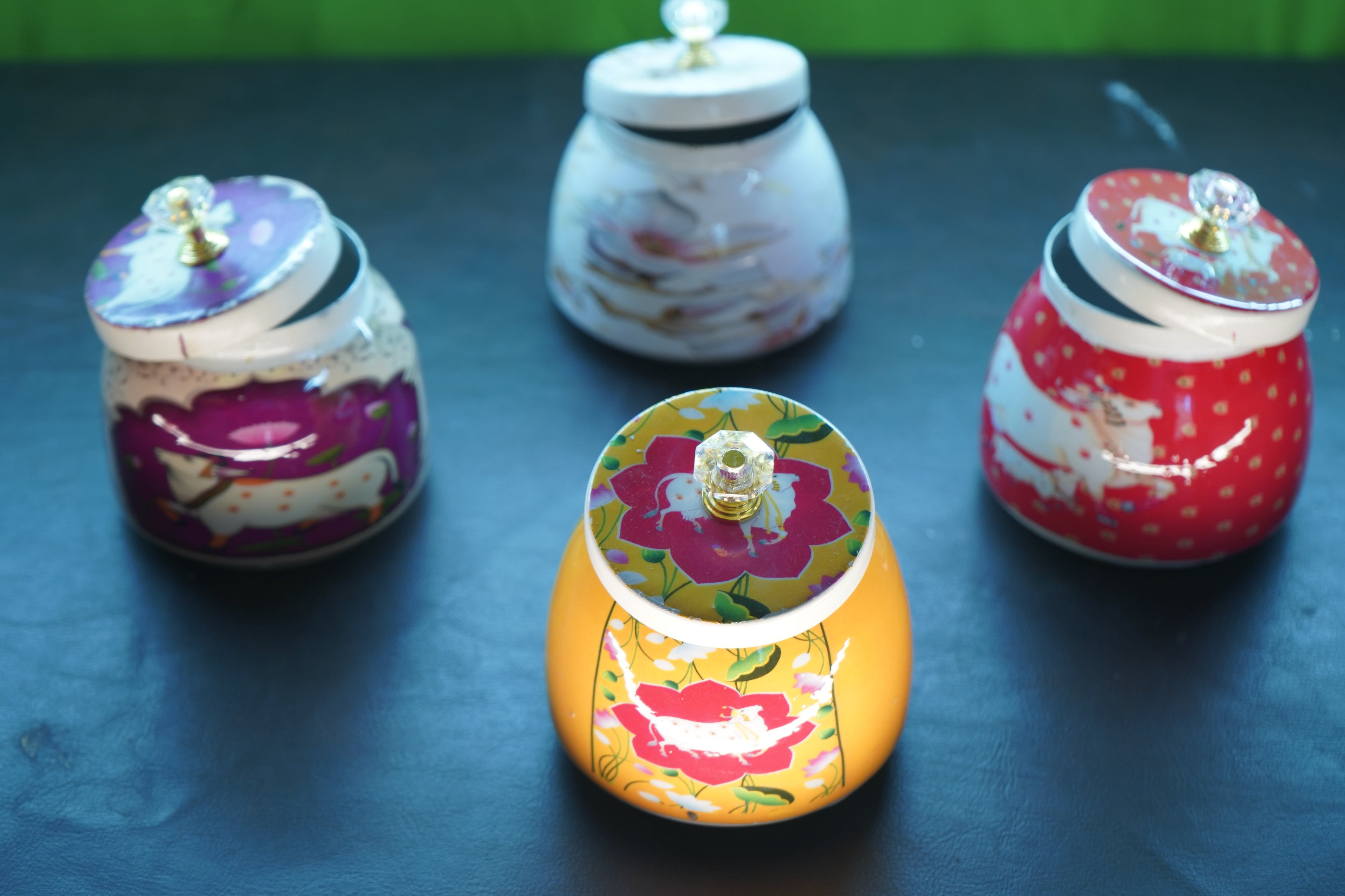 Decorative Hand Jars Set of 4