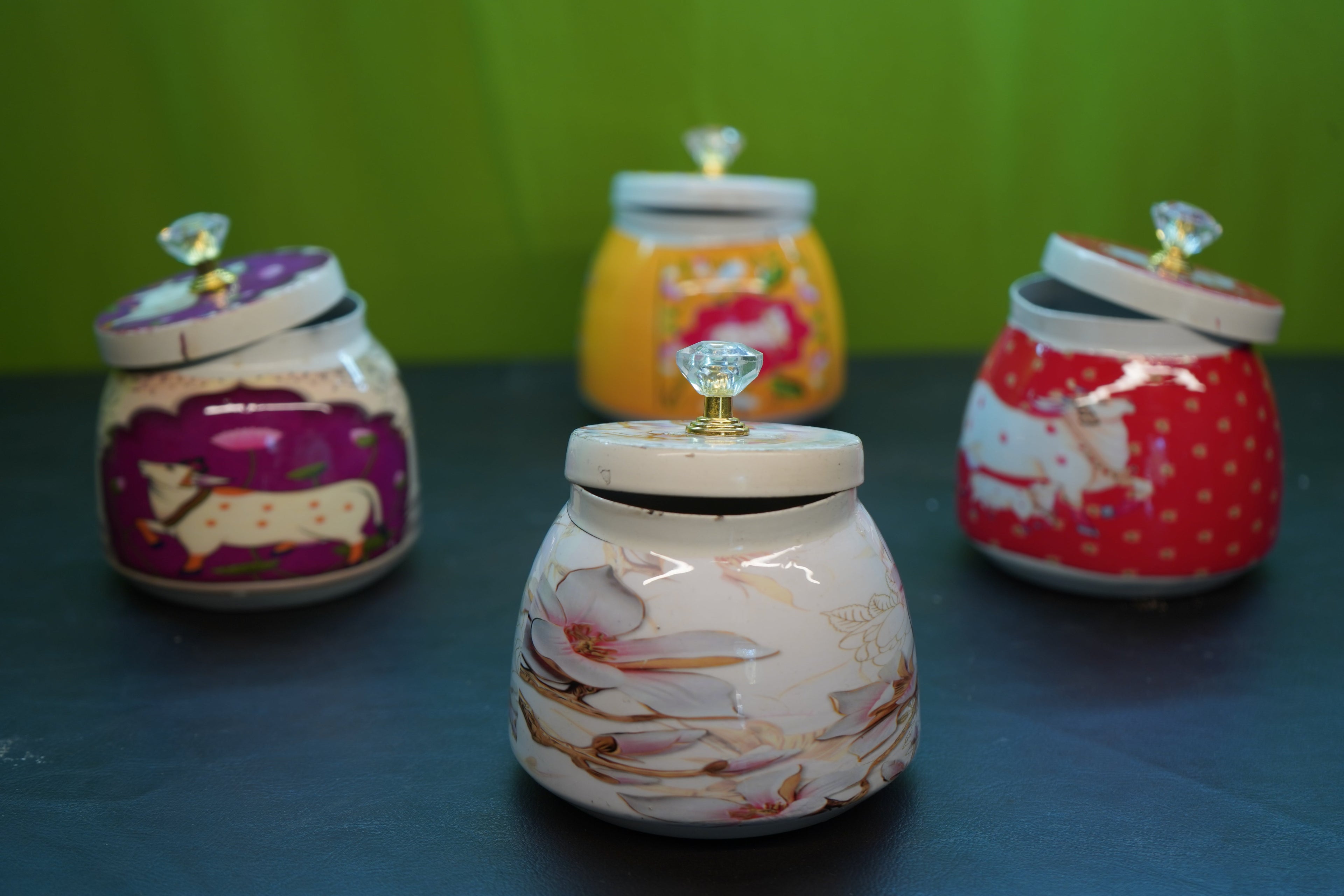 Decorative Hand Jars Set of 4