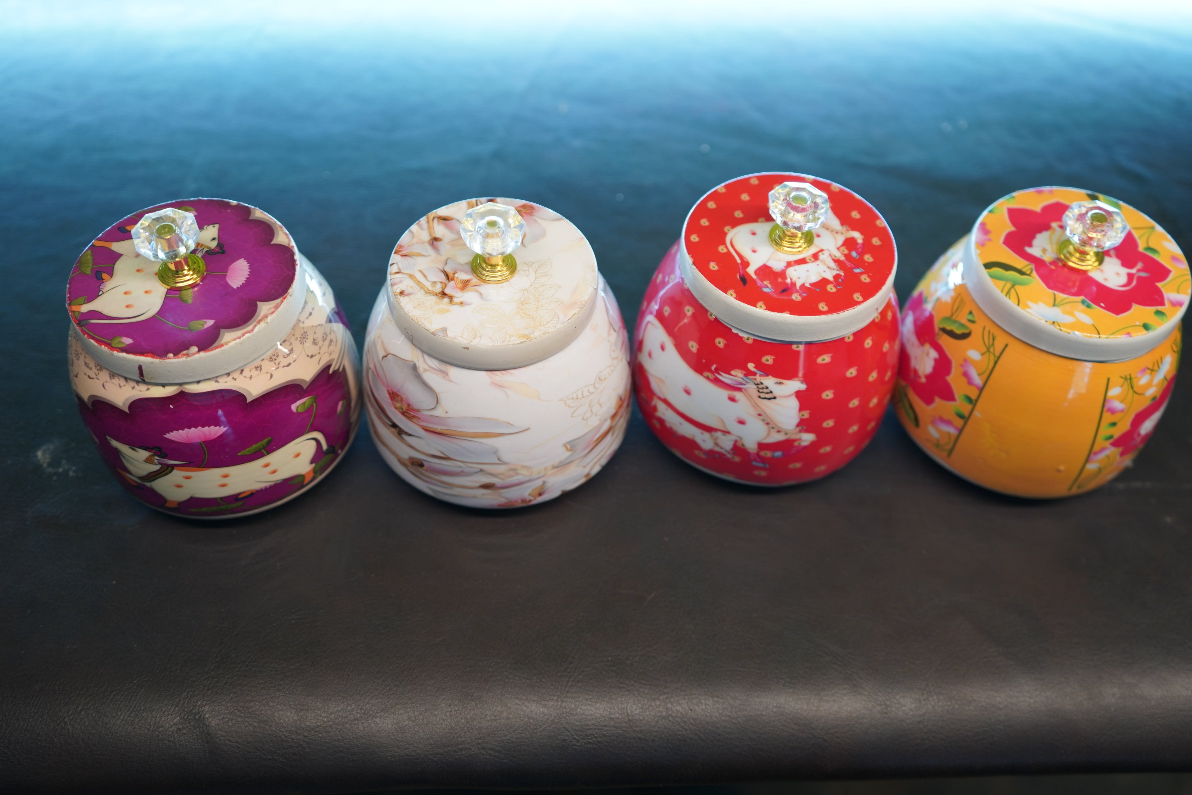 Decorative Hand Jars Set of 4