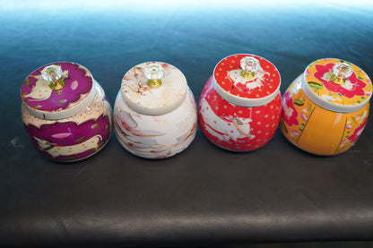 Decorative Hand Jars Set of 4