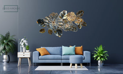 Celestial Bloom Metal Wall Art