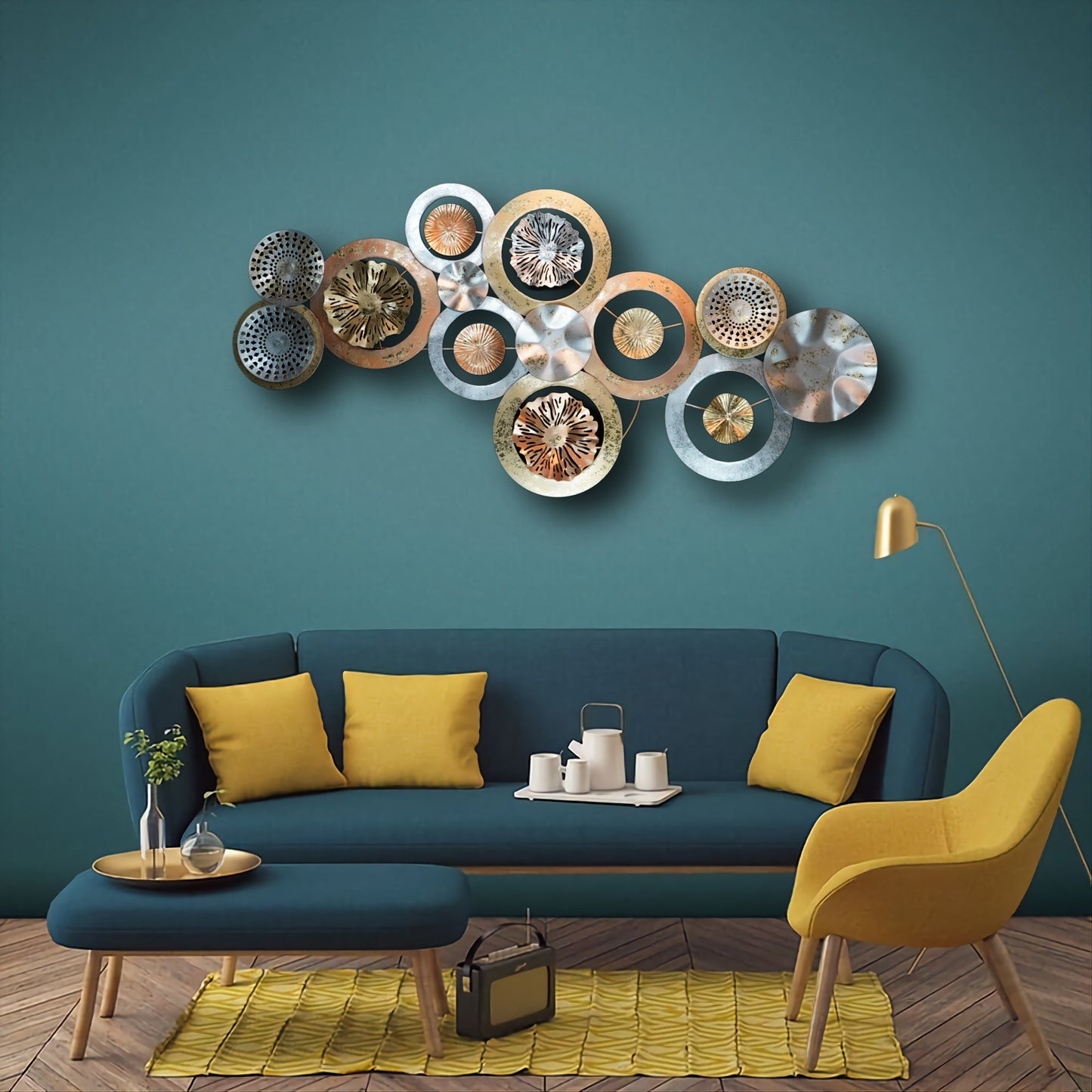 Metal Mosaic Wall Accent
