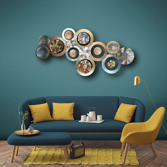 Metal Mosaic Wall Accent