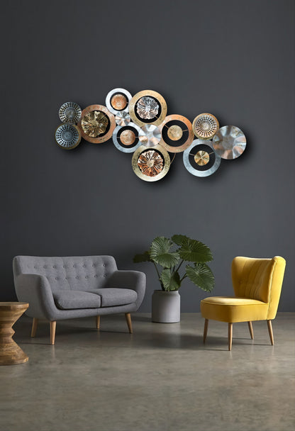 Metal Mosaic Wall Accent