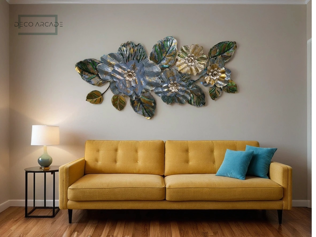 Metallic Floral Wall Art (DAC-WA004)