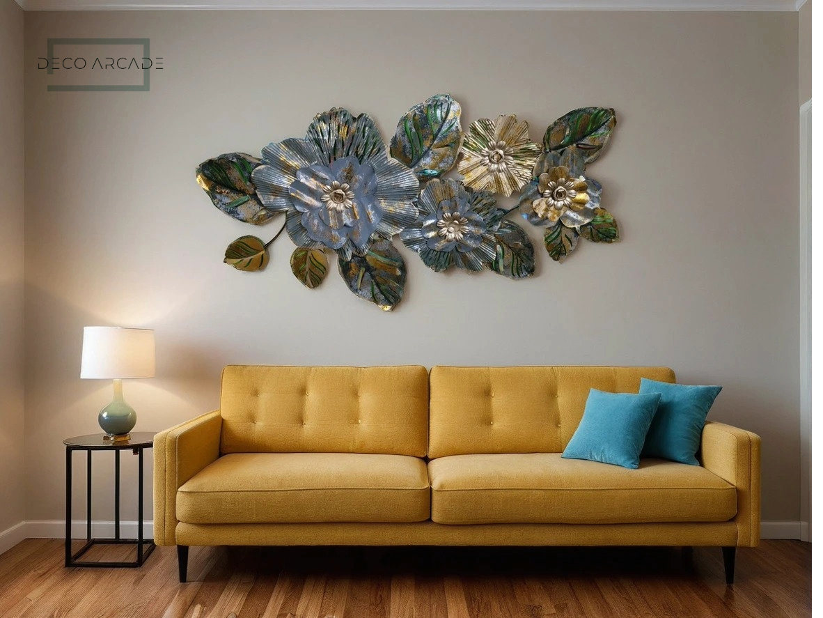 Celestial Bloom Metal Wall Art