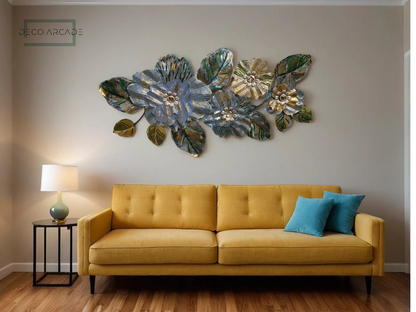 Celestial Bloom Metal Wall Art