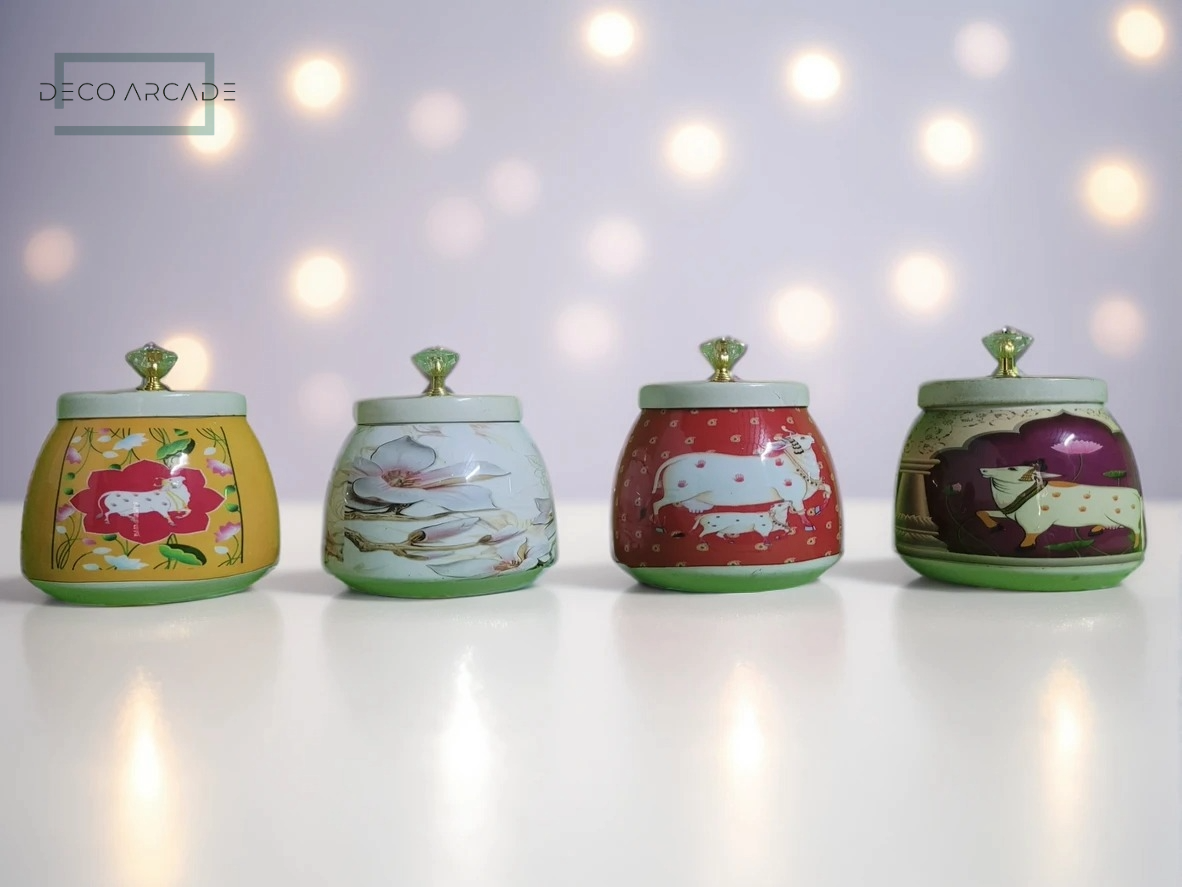 Decorative Hand Jars Set of 4